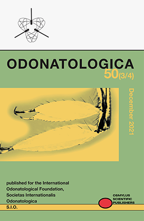 cover Odonatologicae issue 50(3/4)