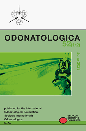 cover Odonatologicae issue 52(1/2)